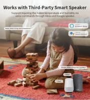 Sensor De Temperatura Y Humedad Zigbee WiFi Tuya Monitoreo Remoto Por App Para Casa Inteligente Compatible Con Alexa Y Google Assistant - details 3