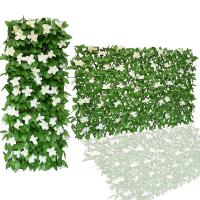 1PC Valla De Privacidad Expansible Para Balcones Y Jardines Decoración De Pared Con Hiedra Artificial Estilo Elegante Para Jardín Y Escenario Exterior - details 2
