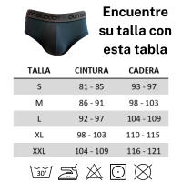 Don Algodon | Pack 6 Calzoncillos Slips para Hombre | Calidad y Suavidad Excepcionales | 3 Slips Negros, 1 Marino, 1 Verde, 1 Gris | Tejido Algodón-elastano - details 1
