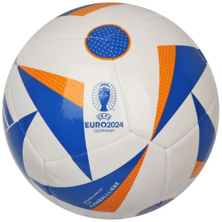 Football adidas Fussballliebe Euro24 Club IN9371 balón de fútbol Adidas Fussballliebe Euro24 Club, perfecto para entrenamientos y partidos de aficionados, con una construcción duradera y diseño oficial. - 1