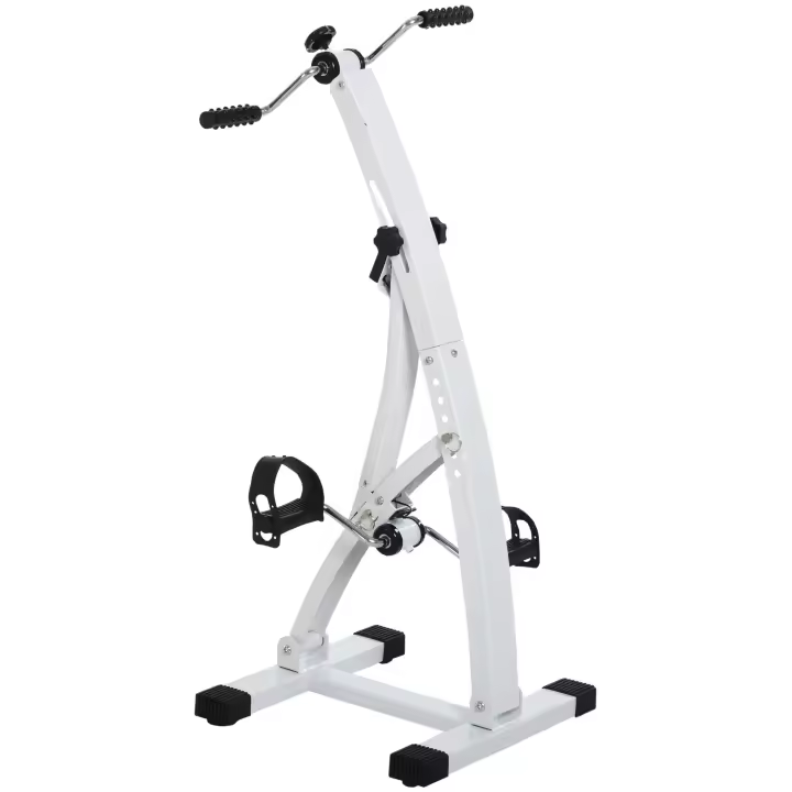 HOMCOM bicicleta estática entrenador de pedales para personas mayores acero - 1