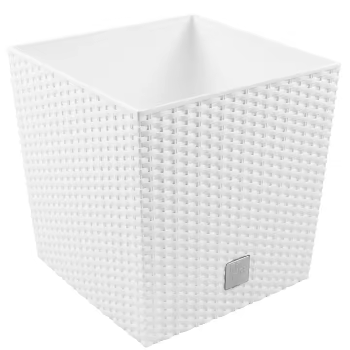 Maceta Prosperplast Rato 64 Litros con Cubilete para Plantar en Blanco o Negro - 1