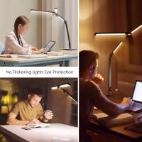 Lámpara De Escritorio LED Bicolor 360° 24W Con Control Remoto Protección Ocular 4 Temperaturas De Color Y 5 Niveles De Brillo Para Lectura - details 6