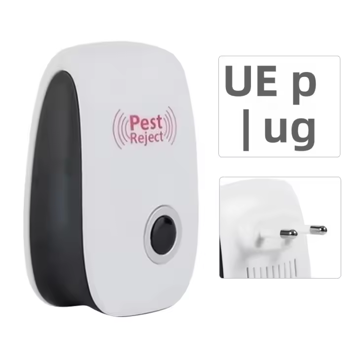 Repelente Ultrasonido Seguro De Plagas Efectivo Contra Ratones Cocodrilos Mosquitos Insectos Para El Hogar Verano Eliminador De Plagas - 1