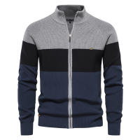 2024 nueva chaqueta suéter para hombres tamaño europeo otoño e invierno suéter cárdigan chaqueta de moda de alta calidad para hombres - details 4