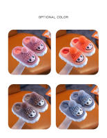 Chupines De Algodón Para Niños Y Niñas Con Diseño De Dibujos Animados Calor Para Interior Y Exterior Invierno Antideslizantes Tallas Para 3-12 Años - details 2