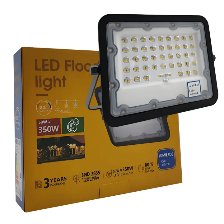 Foco Proyector LED - NEW AVANT BLACK - 50W - 100W- 200W -  IP65 -  3CCT - 1