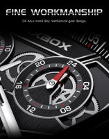 Reloj De Pulsera Deportivo Para Hombre 2024 Marca Top Lujo Grande Cronógrafo Cuarzo Resistantes Al Agua Y Al Choque Manos Luminosas Correa De Cuero Relogio Masculino - details 10