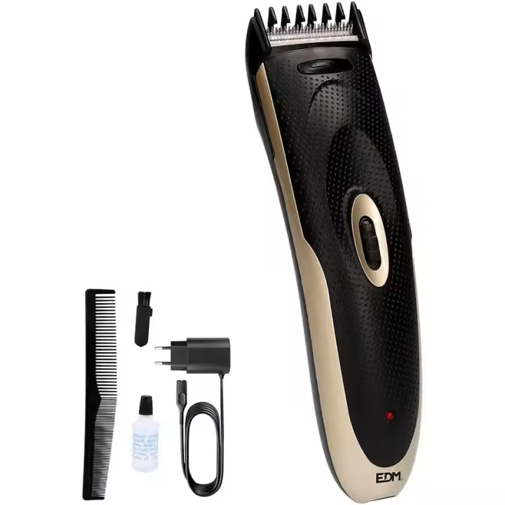 MAQUINA CORTA CABELLOS RECARGABLE 10W EDM - 1