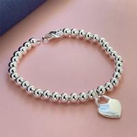 Pulsera de Plata Esterlina 925 con Cuentas de Buda Encanto de Tarjeta de Corazón Moda para Mujeres - details 4