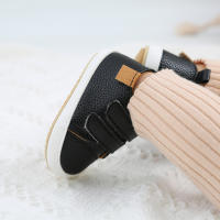 Zapatillas De Cuero Para Bebé Niño Y Niña Antideslizantes Primera Caminata Mocasines Infantiles Multicolor Suela De Goma Recién Nacidos - details 11