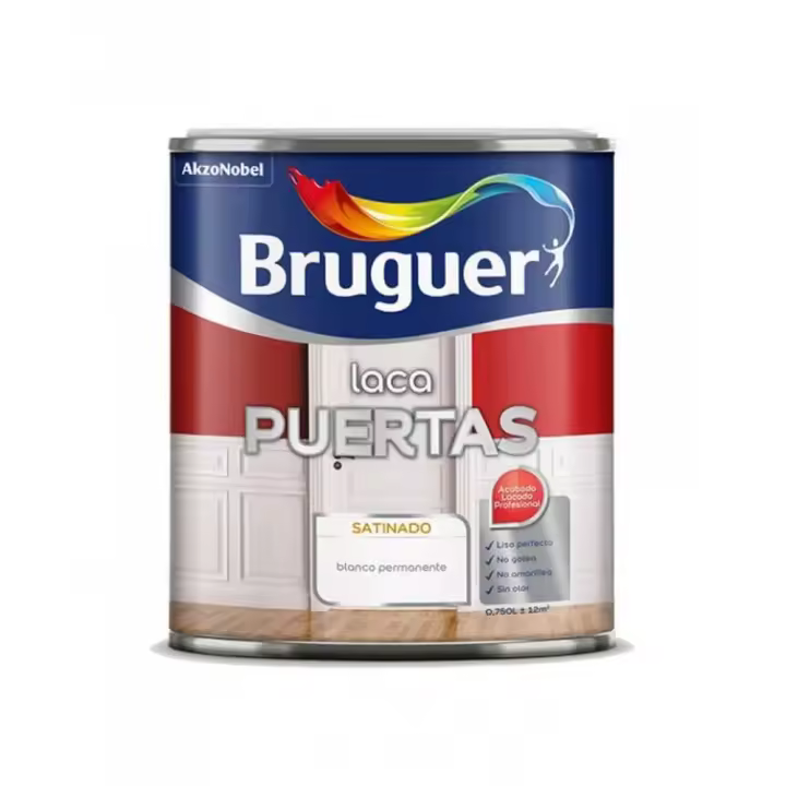 Pintura laca puertas blanco permanente 0.75l - 1