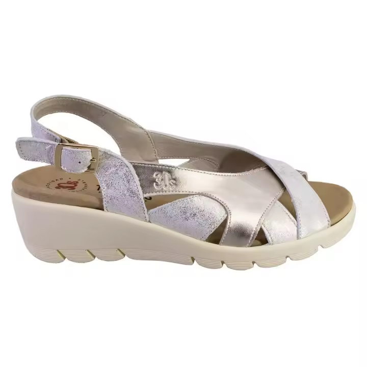 TREINTAS 4333 Sandalias de mujer oro PIEL 525 - 1
