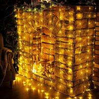 1 Pack De Luces De Cobre LED 2x2M Para Ventanas Con 20 Clips Y Luz De Batería Para Decoración De Fiesta Navidad Y Bodas - details 12