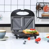 Horno Eléctrico Para Sándwich Y Waffles 650W Máquina De Cocinar Para Desayuno Con Placas Intercambiables Non-stick Para Cocina - details 2