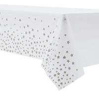 Mantel Desechable Estrellado De 137X274CM Para Fiestas De Cumpleaños Y Bodas Decoración Exterior Para Mesa De Comedor - details 5