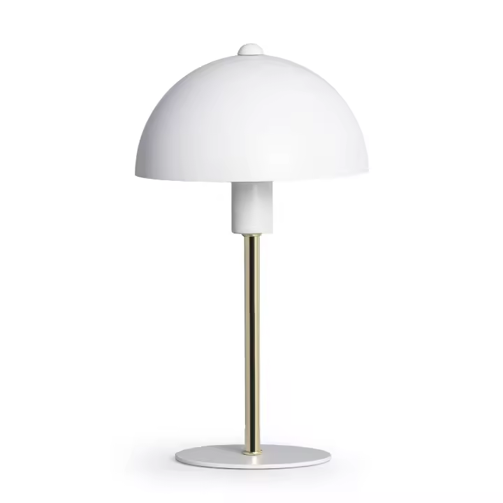 Ledkia Lámpara de Mesa de Metal Wavuli Blanco - 1