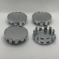 4Pcs 54mm Cubiertas De Eje Para Ruedas De Coche En Negro Y Plateado ABS Plástico Accesorios Automotrices Protección Contra Polvo - details 5