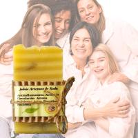 3 Jabones Artesanos Naturales de Ruda. PumarShop Cinnia Natura. Limpiador Facial e Hidratante. Indicado para Acné, Psoriasis. Calama la Irritación. Hechos a Mano. Apto Veganos - details 4