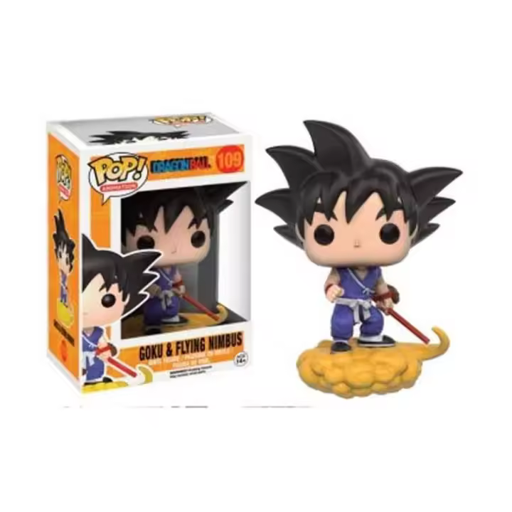 Funko POP! Dragon Ball - Serie de TV - 109 Dragon Ball Z Series 2 - Goku & Flying Nimbus - Dragon Ball - Figura Coleccionable Oficial - Juguete para Niños y Adultos - Fans - Diversidad de Personajes y Temáticas - 1