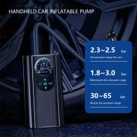 Bomba De Aire Eléctrica Portátil Para Motocicleta Y Bicicleta Bomba De Aire De Emergencia Al Aire Libre Con Pantalla Digital Bomba De Aire Inteligente USB - details 2