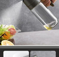 Oil Spray Bottle 250ml High Borosilicate Glass Cooking Oil Dispensers Olive Oil Sprayer Mister for Air Fryer Salad Baking - details 7