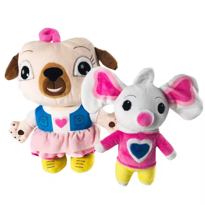 Peluches De Películas De Dibujos Animados Para Escuela Nueva Chip Y Patata Muñeco De Ratón Animal Regalos Para Niños Cumpleaños Regalo Tamaño 17cm Y 23cm Relleno De Algodón PP - 1