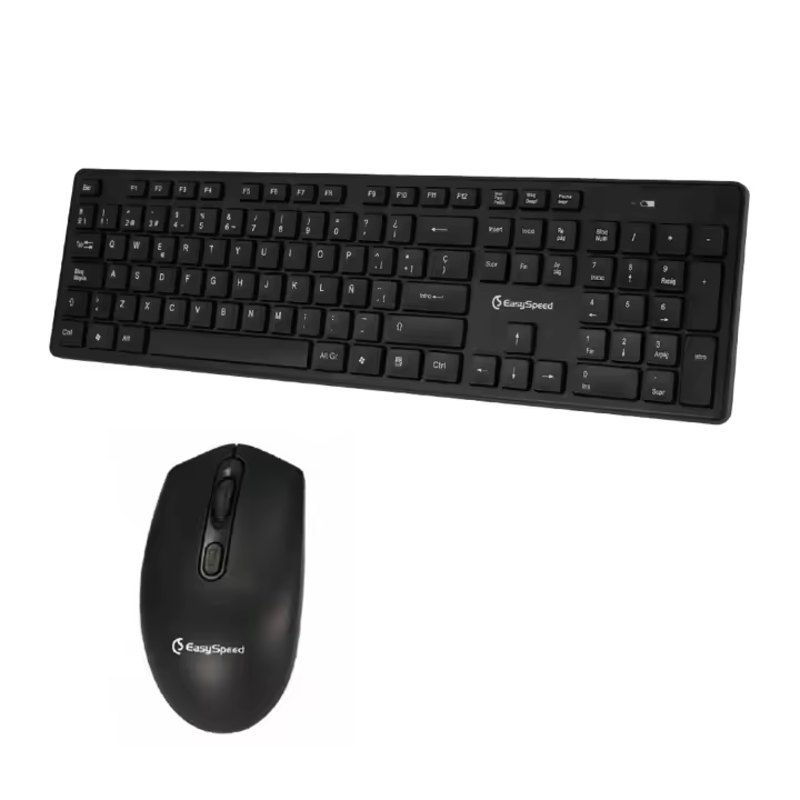 EasySpeed Combo Teclado y Ratón Universal para Ofimática - Plug And Play - 1