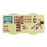 Postre de Arroz con Sabor a Caramelo Vegano y Sin Gluten 2x125g - NaturGreen - details 0