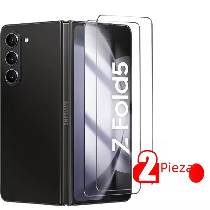 2PCS Vidrio Templado Transparente De 9H Para Samsung Galaxy Z Fold 5 4 3 Protector De Pantalla Frontal Exterior Resistente a Arañazos - 1