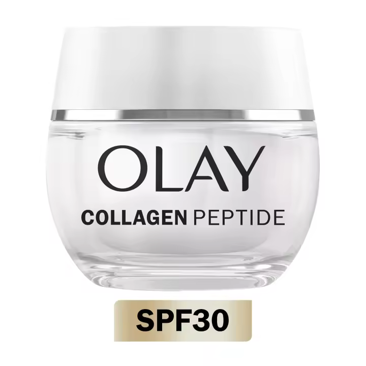Olay Collagen Peptide24 Crema Facial De Día Con Péptido De Colágeno Y Vitamina B3 + Protección SPF 30, 50 ml - 1