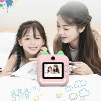 Cámara Digital Para Niños Q5 Con Impresora Térmica Mini Cámara Que Imprime Fotos Regalo Para Niños Camera Infantil Instantánea - details 3