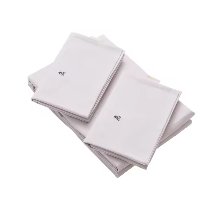 Set sábanas gris (encimera 240x280cm + 2 fundas de almohada  50x85cm) 100% algodón Scalpers Home - 1