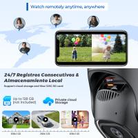 Cámara IP HD 6K 12MP WiFi Exterior Con Zoom 8X Tres Lentes Pantalla Doble PTZ Seguimiento Automático CCTV De Seguridad 6MP Monitoreo De Vigilancia - details 13