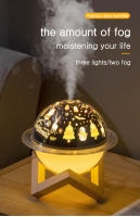 Proyector De Estrella De Navidad Con Humidificador LED USB Luz Ambiente Para Dormitorio Iluminación De Ambiente Con Humidificador Creativo - details 0