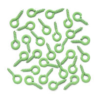 100pcs De Ojales Pequeños Y Coloridos Para Joyería Suministros De Hebeleras Y Cerraduras De Hilo Metálico Para Creación De Joyas - details 2