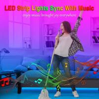 Tiras LED 5050 RGB De 1M/3M/5M Control Remoto Bluetooth APP Para Decoración De Fiesta Sala De Estar Dispositivo Inteligente LED Strip Lights - details 5