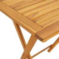 Conjunto de Bistro de Jardín de 3 Piezas vidaXL de Madera Sólida de Acacia - details 4