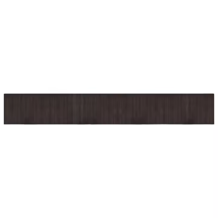 vidaXL Alfombra rectangular bambú 60x400 cm Color Negro,  Natural,  Marrón y mas Alfombras de área  Alfombra de Piso para Sala de Estar Dormitorio Habitación Salón - 1