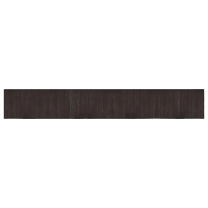 vidaXL Alfombra rectangular bambú 60x400 cm Color Negro,  Natural,  Marrón y mas Alfombras de área  Alfombra de Piso para Sala de Estar Dormitorio Habitación Salón - 1