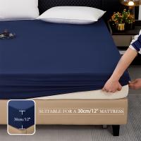 Protector De Sábanas Impermeable 100% Poliéster Y Poliuracano Tejido Suave Y Hypoallergénico Con Bolsillo Profundo Para Cama - details 4