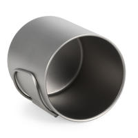 TOMSHOO Taza De Café Y Té De Titanio De Doble Pared 220/350/450/600ml Para Uso En Casa Oficina Exterior Camping Y Senderismo - details 10