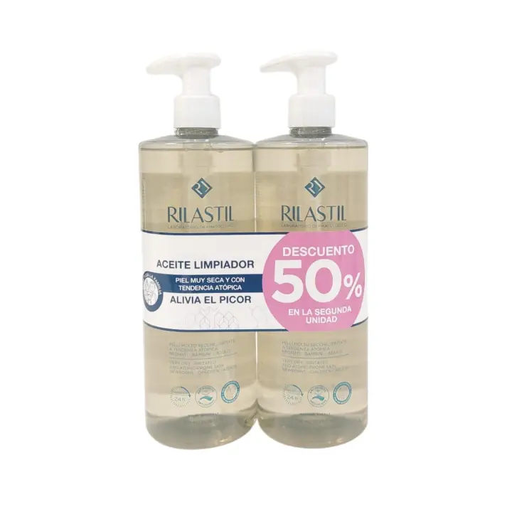 RILASTIL PACK XEROLACT ACEITE LIMPIADOR 2X1 750 ml - 1