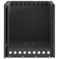 vidaXL Hoguera Sin Humo Cuadrada Negra 48x48x50 cm Acero - details 5