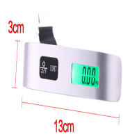 Báscula Portátil Digital LCD 110lb/50kg Escala Electrónica Para Maletas Viaje Pesaje De Bagaje Y Bolsas Precisión 0.01g Sin Batería Incluida - details 2
