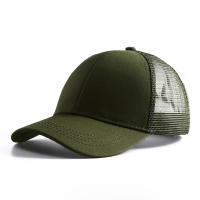 Nueva Gorra De Béisbol Para Mujer Verano 2023 Camuflaje Malla Snapback Moda Cabello Desordenado Poniente Protección Solar Unisex Talla Única - details 1
