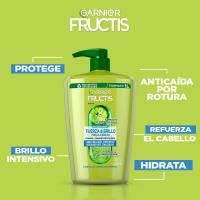 Bellas Extensiones- Super oferta Pack de 2 Champú Garnier Fructis Fuerza & Brillo XXL 1 litro+1 litro: Fortalece y revitaliza tu cabello con extracto de pomelo y vitaminas B6 y niacinamida  Cabello más fuerte, sano y brillante  Envase 100% reciclado - details 2