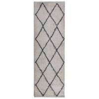 vidaXL Alfombra peluda de pelo largo moderna PAMPLONA 80x250 cm Color Antracita,  Beige,  Crema y mas Alfombras de área  Alfombra de Piso para Sala de Estar Dormitorio Habitación Salón - details 10