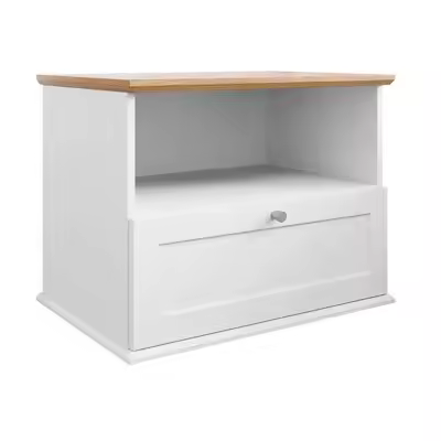 Mesilla de noche Miami Z100, Muebles ES, Aglomerado laminado, MDF, 62 x 48 x 43cm - 1