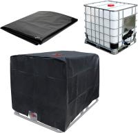 Cubierta de contenedor IBC-Tapa de contenedor de tanque de agua Pctive, cubiertas de contenedor IBC Cubierta de estante solar para tanque de agua de lluvia-120X100X116cm - details 1